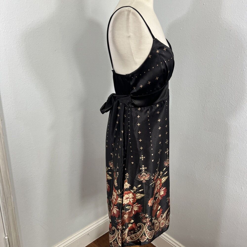 XX3‎ Mini Dress Womens S Black Floral Babydoll - Picture 3 of 11